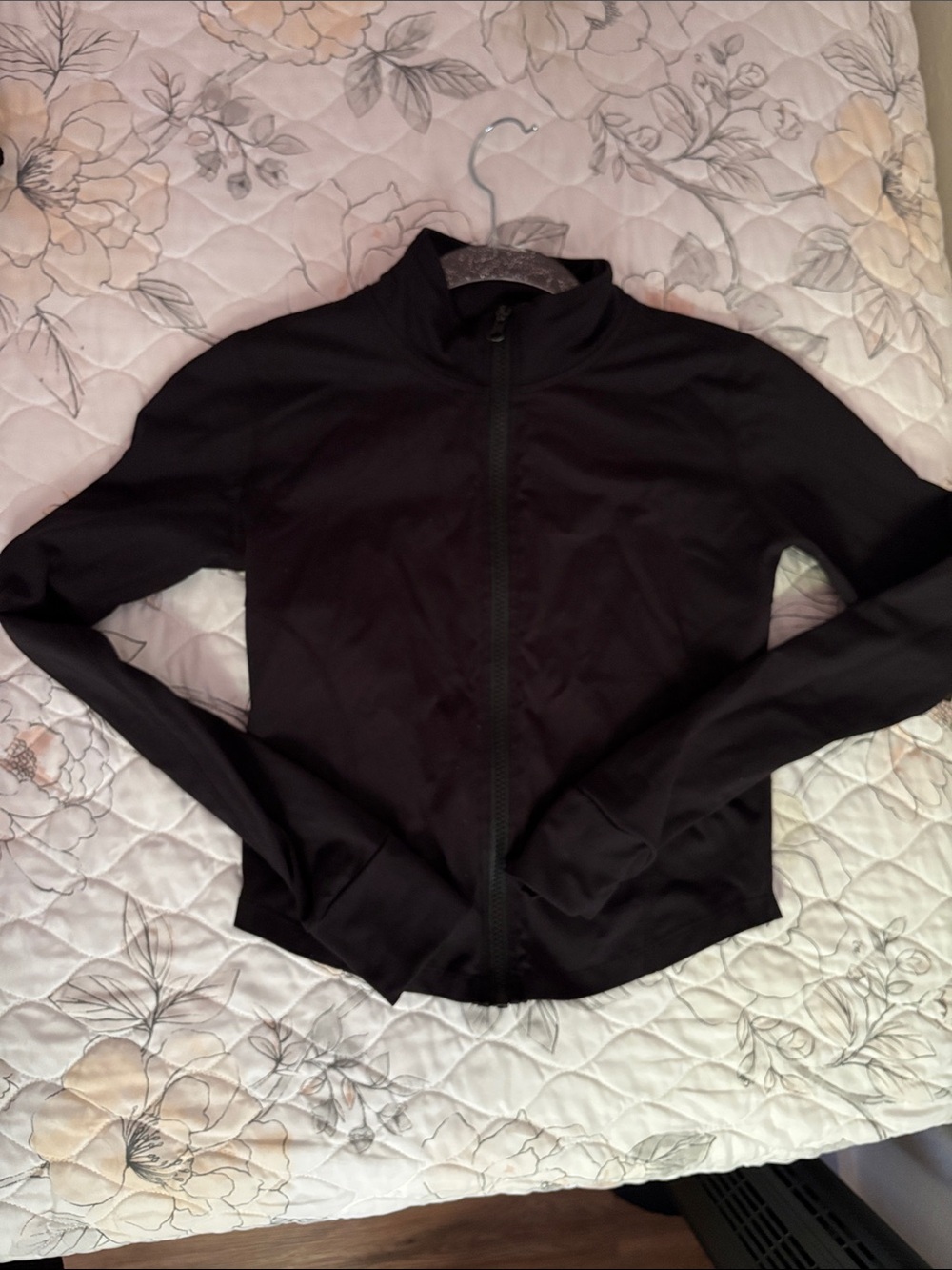 Black Zip-Up teen Jacket